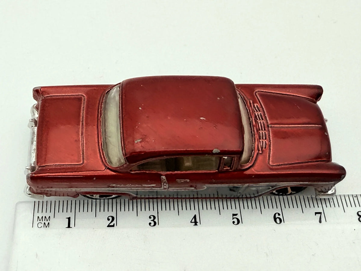 55 Chevy Hot Wheels Czerwony 1:64 – zdjęcie 7