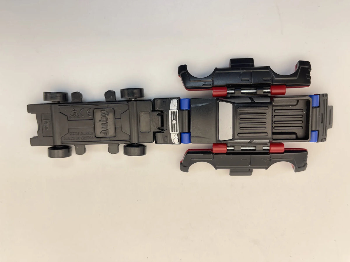 Flip Cars 2 in 1 City Taxi & Pickup Truck, Auldey AUBY 2019, Resoraki, 1:64 – zdjęcie 7
