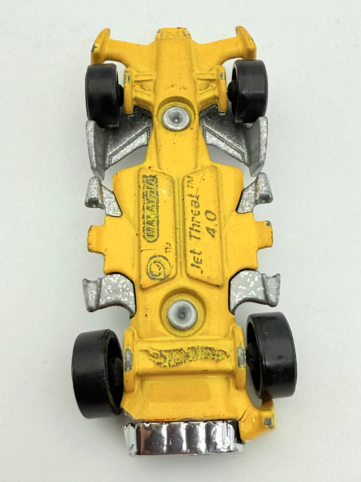 Jet Threat 4.0 Hot Wheels Srebrna 1:64 – zdjęcie 7