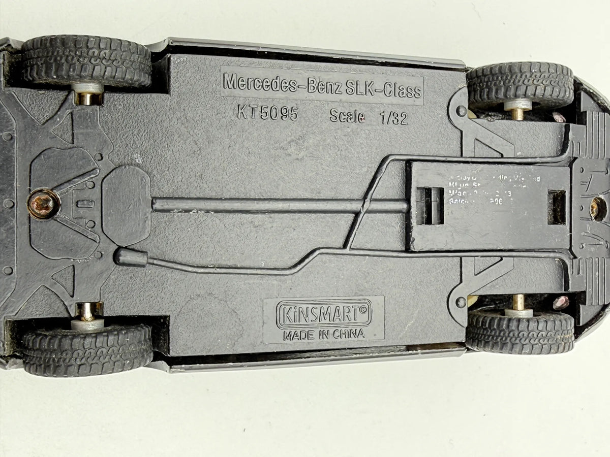 MERCEDES-BENZ SLK-CLASS, Kinsmart, Die cast KT5095, Czarny, 1:32, Resoraki – zdjęcie 7