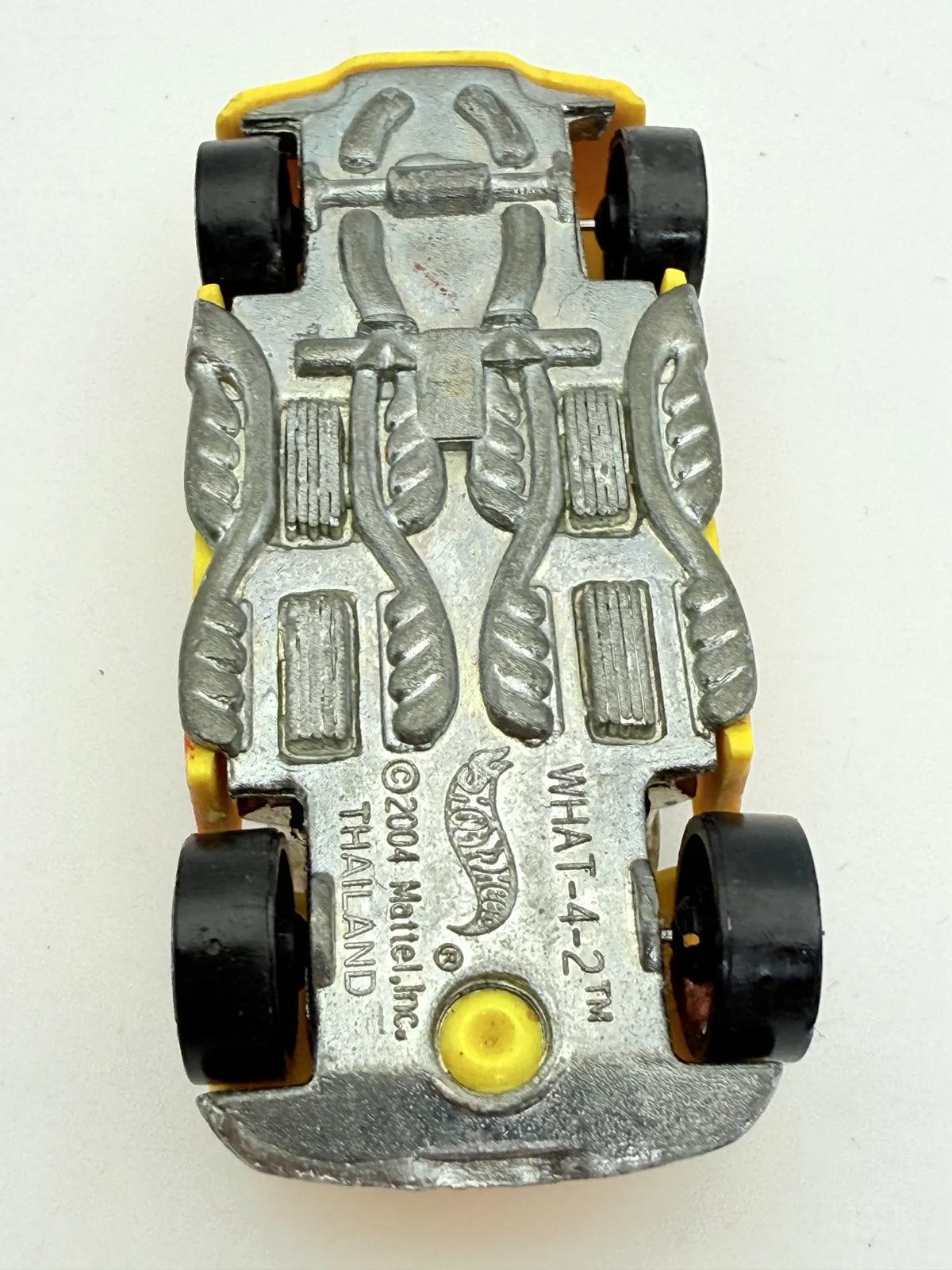 What-4-2 Hot Wheels 2004 Żółty Color Shifters 1:64 hot wheels – zdjęcie 7