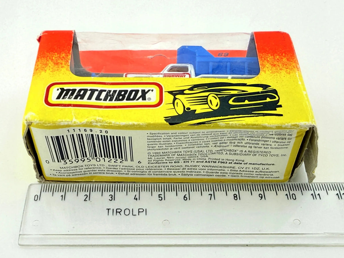 69 MAINTENANCE TRUCK, Matchbox, Resoraki, Die cast 11169.20, Biały, 1:64 – zdjęcie 7