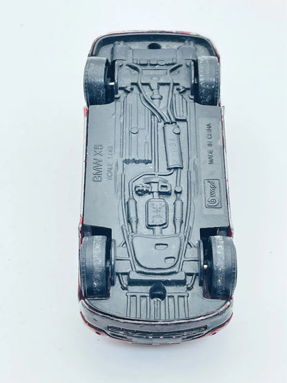 BMW X5, Bburago, Resoraki, Die cast, 1:43, Bordowy – zdjęcie 7