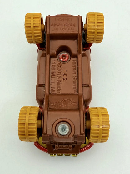 Terrain Storm, Hot Wheels 2015, Die cast DHP20, Resoraki, Czerwony, 1:64 – zdjęcie 7