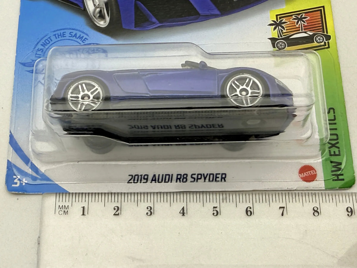 2019 Audi R8 Spyder HW EXOTICS Hot Wheels 2019 Niebieski 1:64 – zdjęcie 7