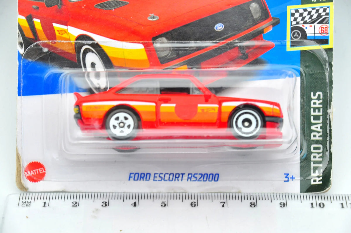 FORD ESCORT RS2000 Hot Wheels 2023 Czerwony 1:64 – zdjęcie 7