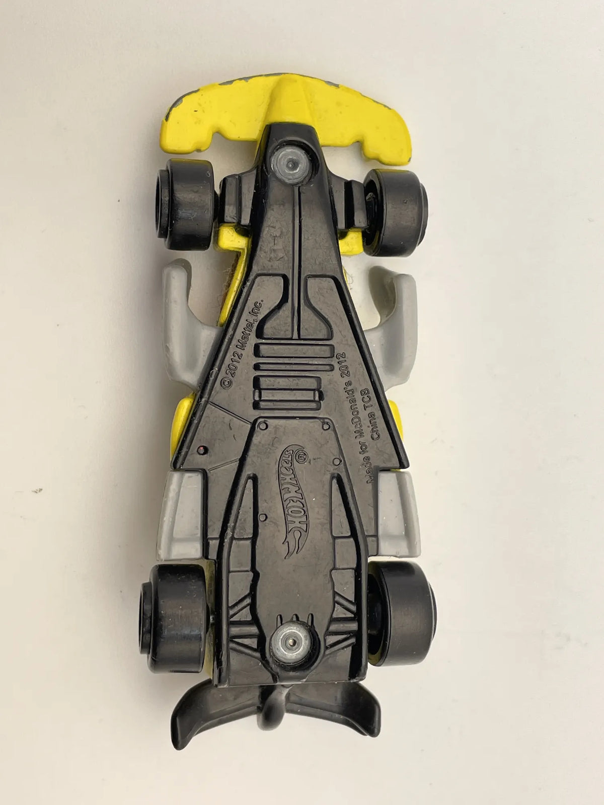 FORMUŁA 1, Hot Wheels for McDonald's 2012, Die cast TCB Żółty 1:64 Resoraki – zdjęcie 7