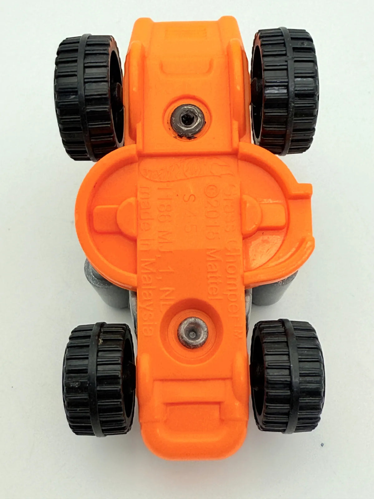 Grass Chomper, Hot Wheels 2015, die cast resoraki, szary i pomarańcz. 1:64 – zdjęcie 7