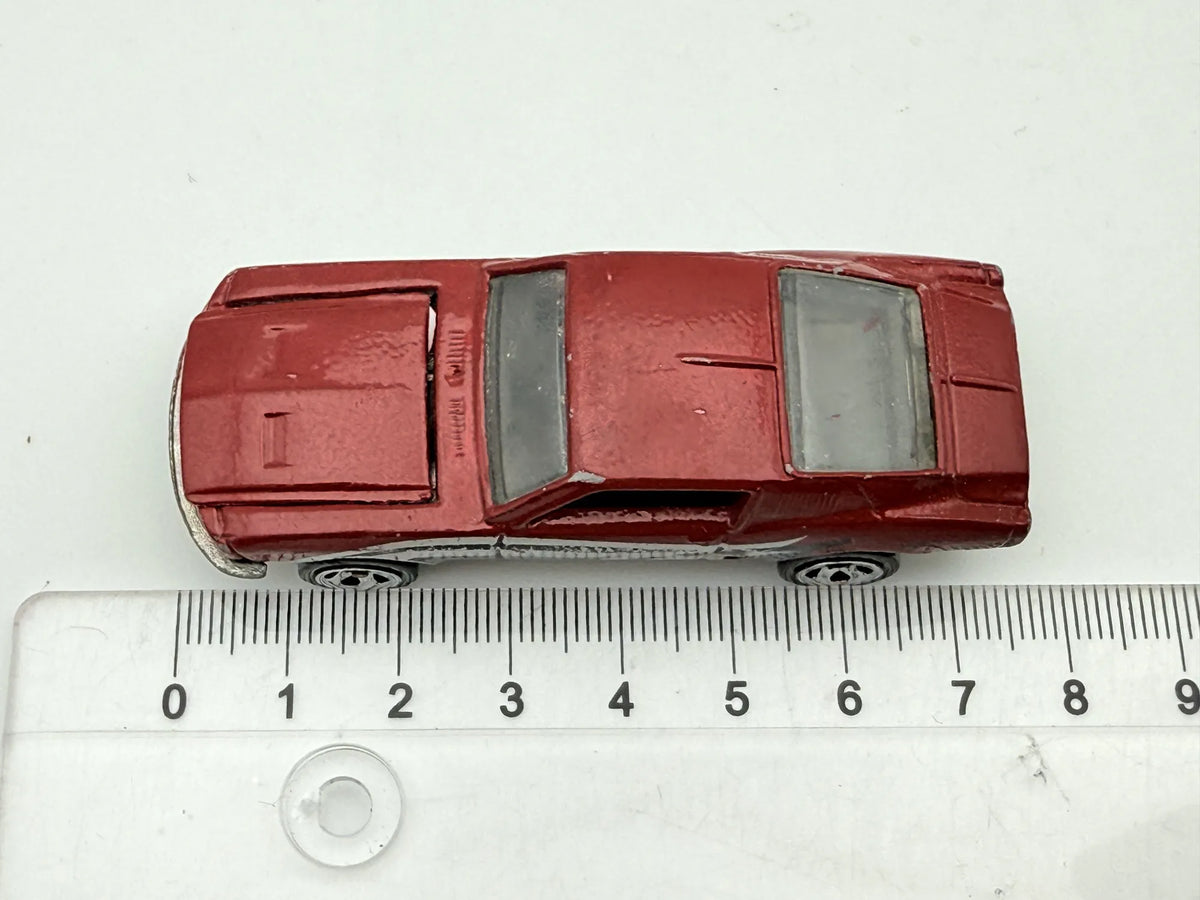 1968 CUSTOM MUSTANG, Hot Wheels 2002, Metal Metal, Die cast, Czerwony, 1:64 – zdjęcie 7