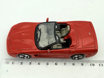 Chevrolet Corvette, Bburago, Made in Italy, Die cast Resoraki Czerwony 1:43 – zdjęcie 7