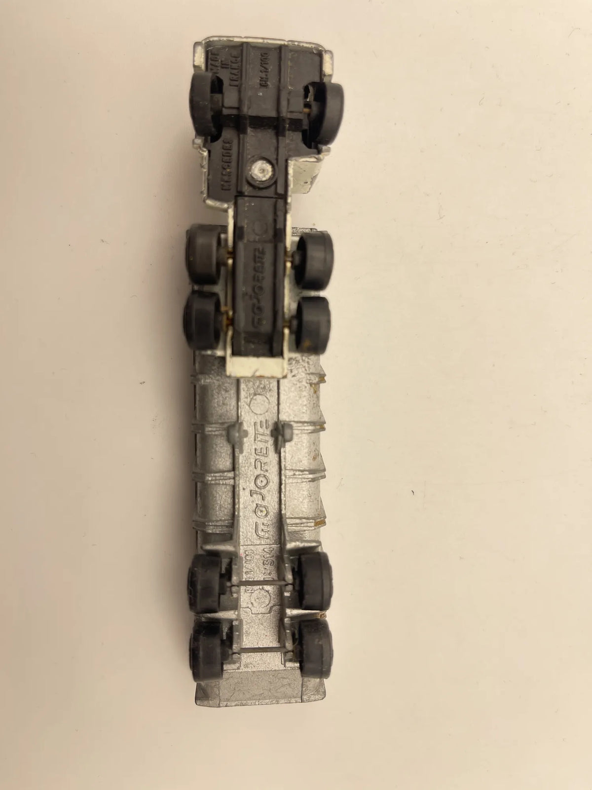 MERCEDES 2232, Majorette, Made in France, Die cast No.314, Biały, 1:100 – zdjęcie 7