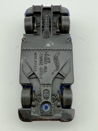 PANOZ GTR-1, Hot Wheels 1997, Die cast 449, Niebieski, 1:64, Resoraki – zdjęcie 7