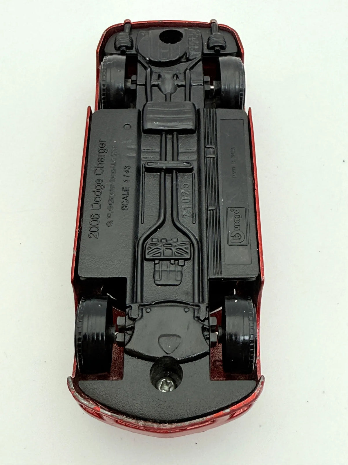 2006 Dodge Charger Bburago Czerwona 1:43 – zdjęcie 7