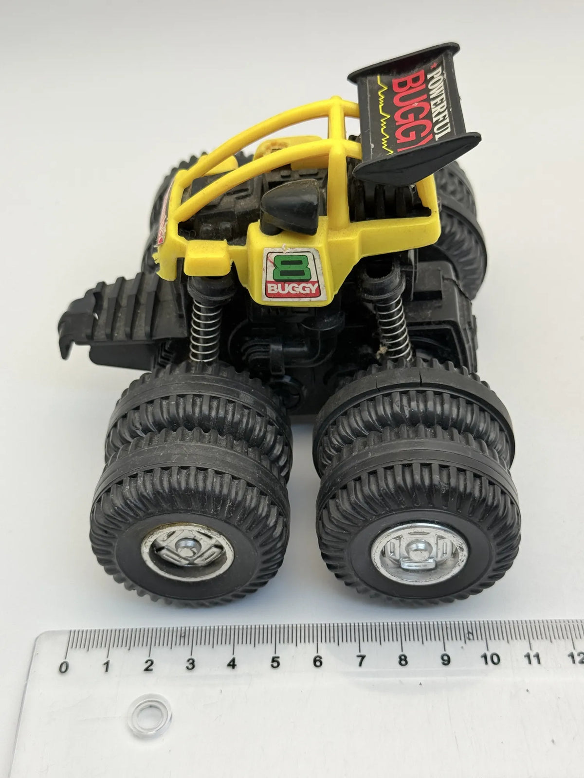 BUGGY TERENOWY TOMY MAD MASHER Tomy 1980 Żółty 1:43 – zdjęcie 7