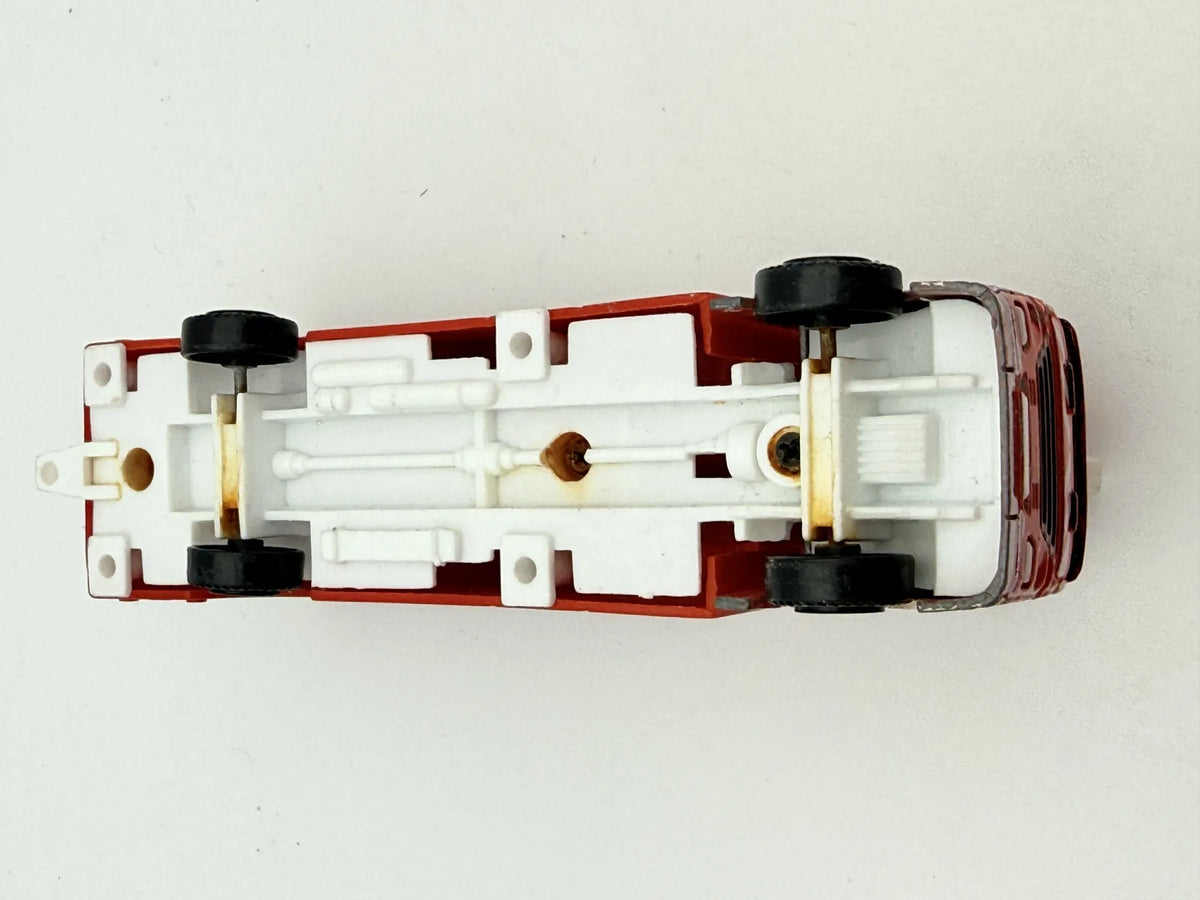 FIRE TRUCK SAPEURS POMPIERS (Straż pożarna) Die cast Czerwony 1:87 Resoraki – zdjęcie 7