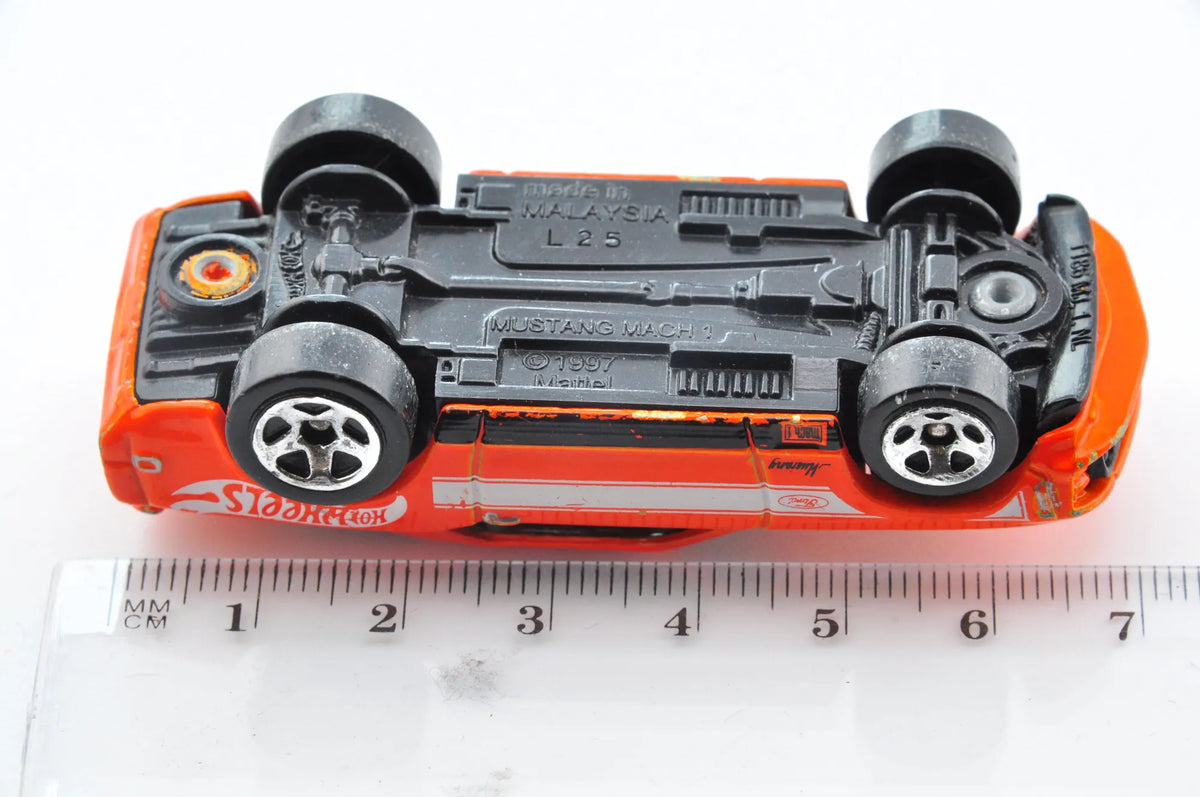 Ford Mustang Mach 1, Hot Wheels, die cast resoraki, 1:64 – zdjęcie 7