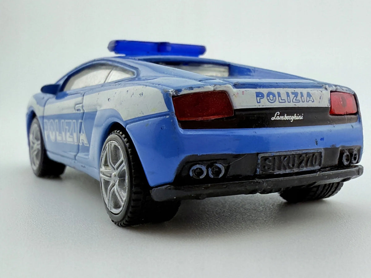 Lamborghini Gallardo Policja SIKU Niebieski 1:64 – zdjęcie 7