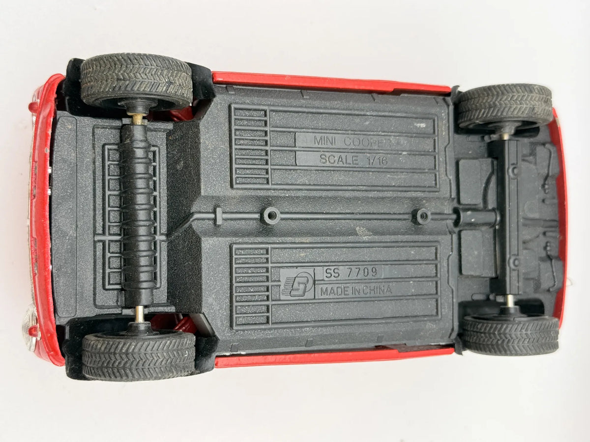 MINI COOPER VINTAGE MODEL (18 CM) Schuco Czerwony 1:16 – zdjęcie 7