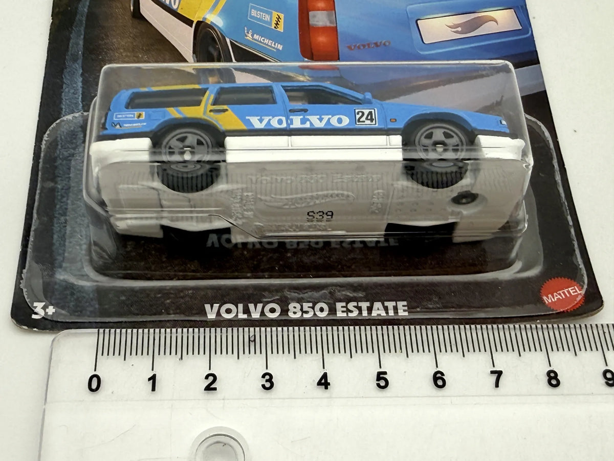 VOLVO 850 ESTATE, Hot Wheels Silver 2023, Die cast HRR56, Niebieski, 1:64 – zdjęcie 7