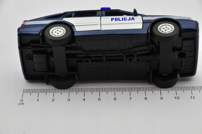 POLONEZ CARO PLUS POLICJA Welly 1:43 Niebiesko-Biały – zdjęcie 8