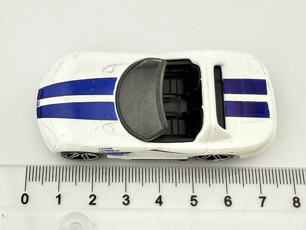 DODGE VIPER RT/10 CABRIO, Hot Wheels 2016, Die cast DVB66, Biały, 1:64 – zdjęcie 8
