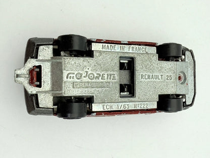 Renault 25 Majorette Czerwony 1:64 Made in Francja – zdjęcie 8