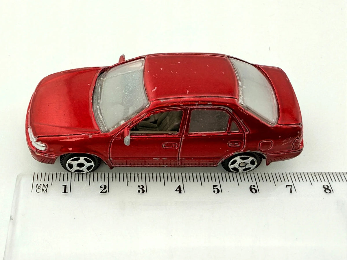 TOYOTA COROLLA, Resoraki, Die cast 79042, Czerwony, 1:64 – zdjęcie 8