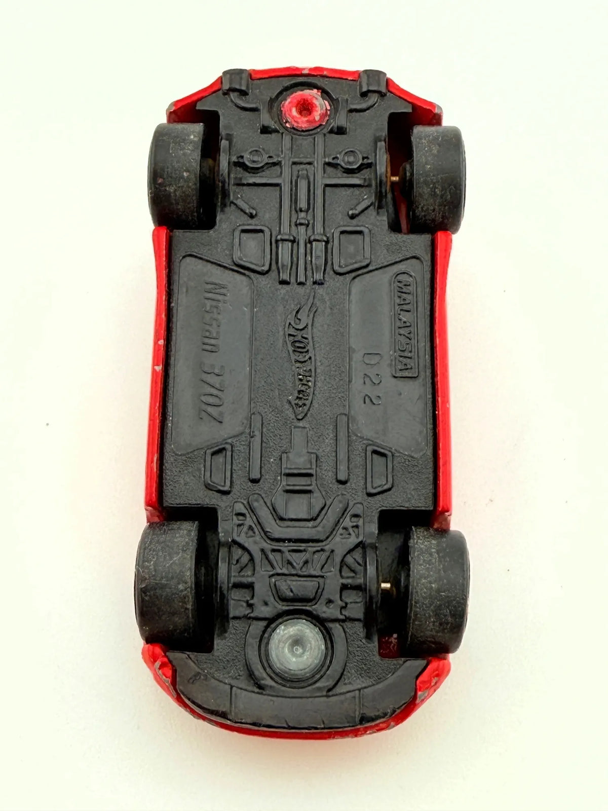 NISSAN 370Z, Hot Wheels, Resoraki, Die cast 022, Czerwony, 1:64 – zdjęcie 8