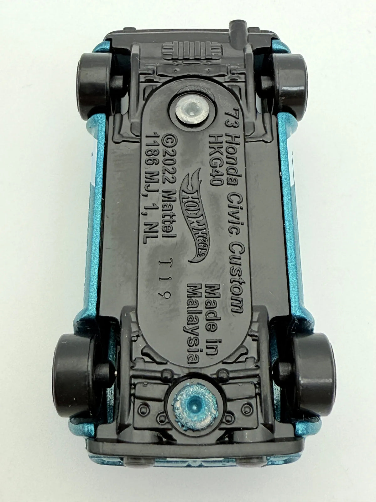 Honda Civic Custom Hot Wheels 2022 Niebieski 1:64 – zdjęcie 8