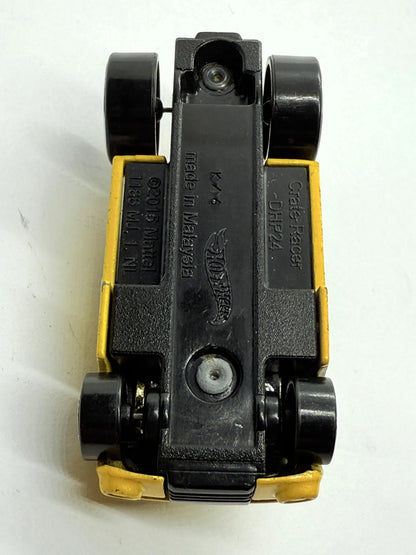 Crate Racer Hot Wheels 2015 Żółty 1:64 – zdjęcie 8