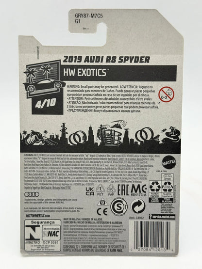 2019 Audi R8 Spyder HW EXOTICS Hot Wheels 2019 Niebieski 1:64 – zdjęcie 8
