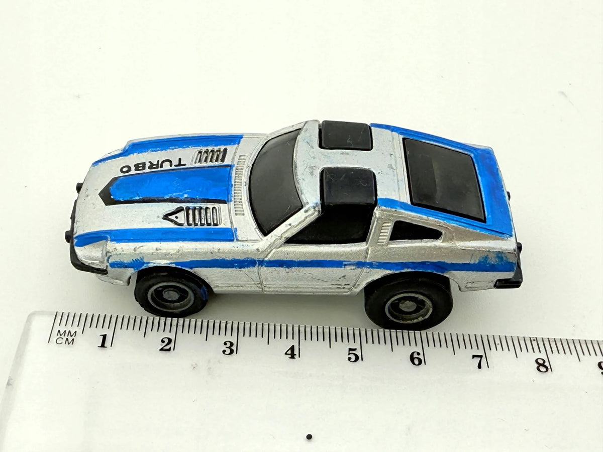 Datsun 280-ZX Zee Toys '80 Srebrny 1:64 Vintage Model – zdjęcie 8