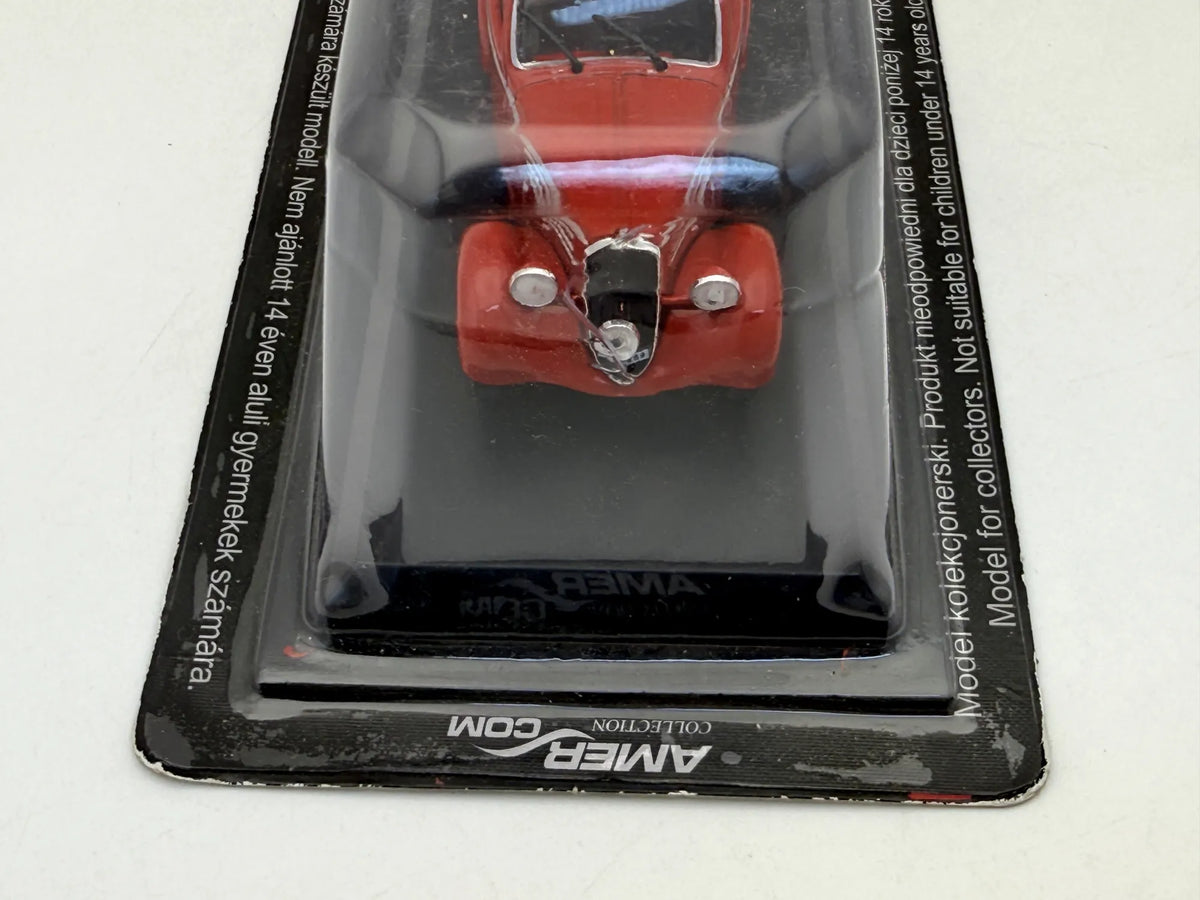 FIAT 508 BALILLA BERLINETTA Z 1936 R. AmerCom Czerwony 1:43 – zdjęcie 8