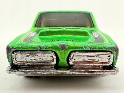 PLYMOUTH HEMI CUDA, Hot Wheels, Resoraki, Die cast E03, Zielony, 1:64 – zdjęcie 8