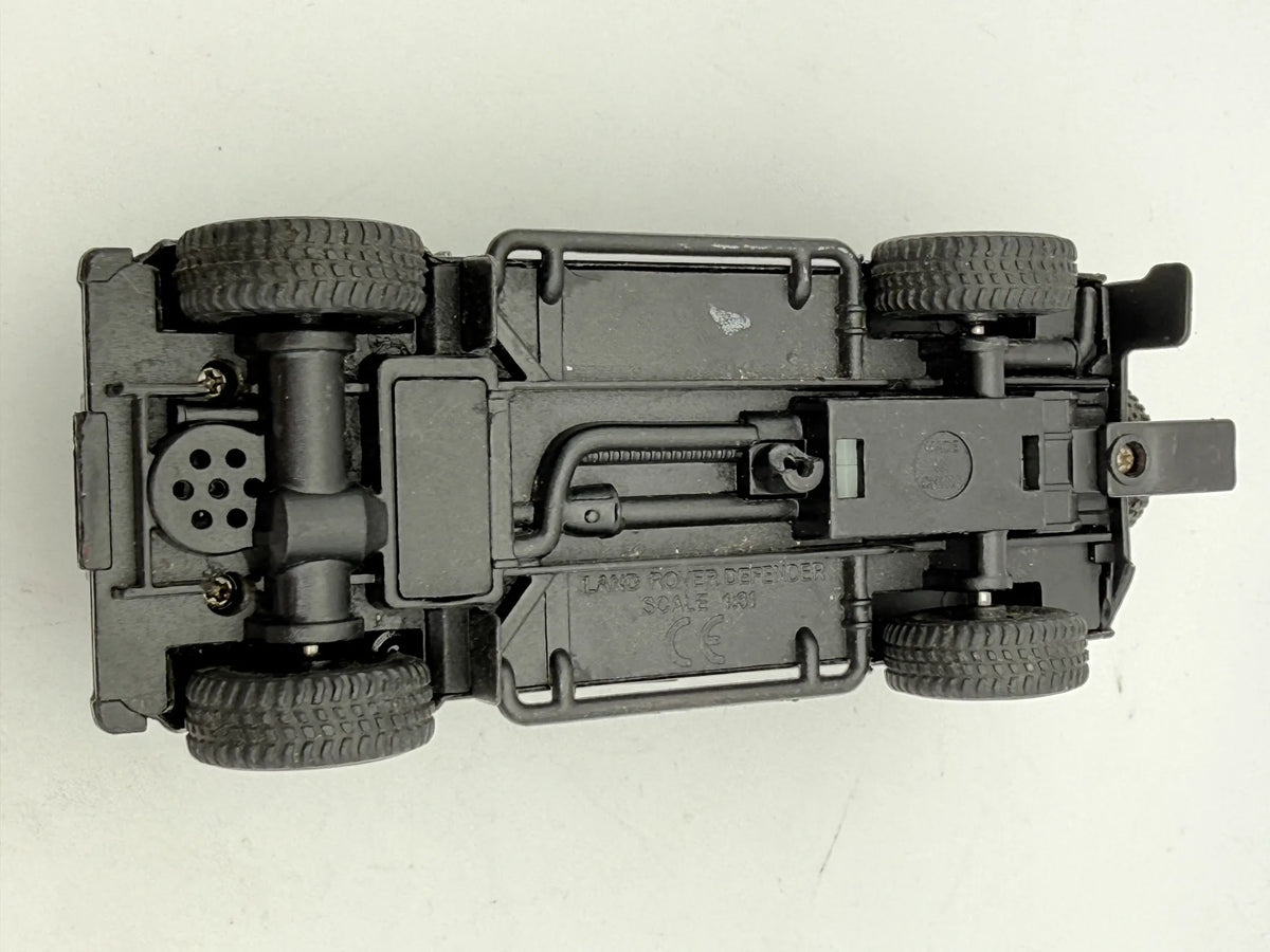 LAND ROVER DEFENDER, Unbranded Die cast, Czarny, 1:31, Resoraki – zdjęcie 8