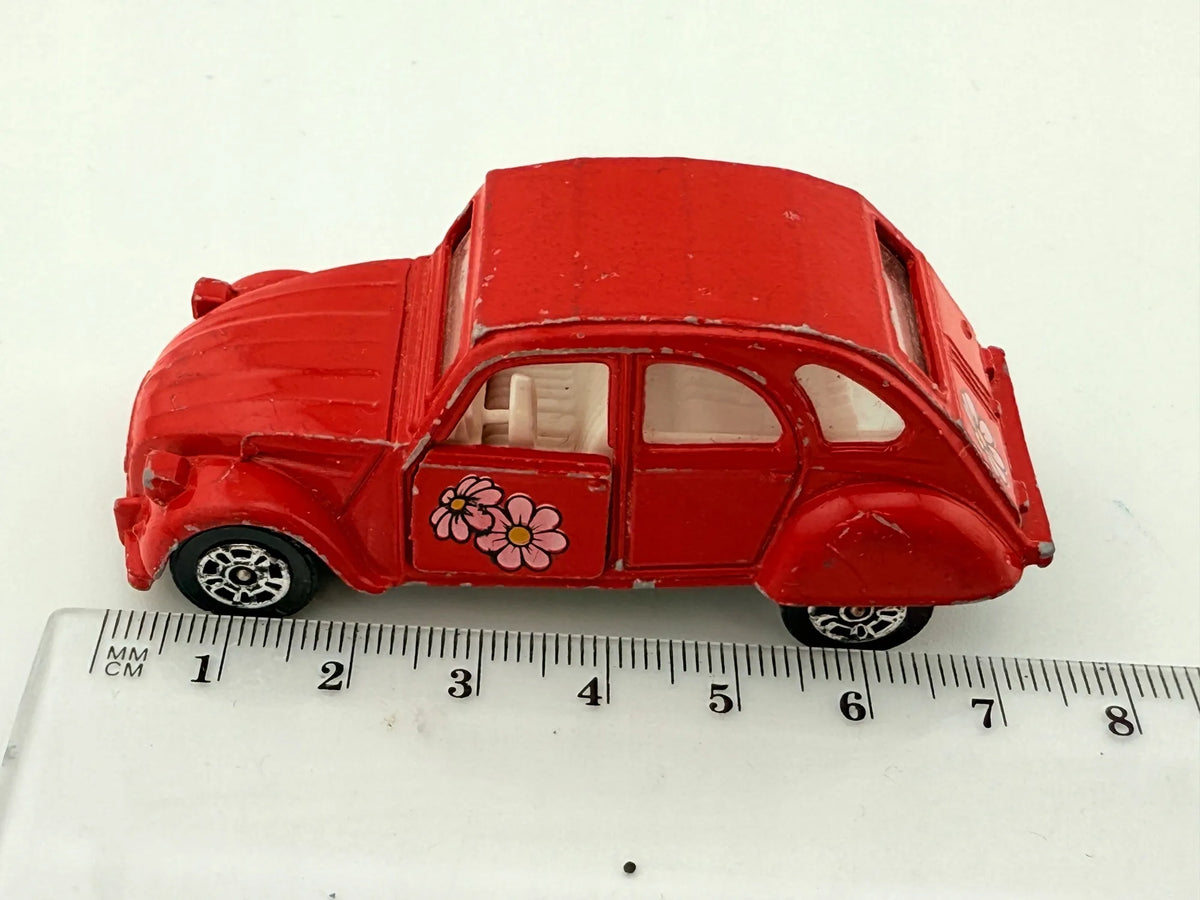 Citroen 2Cv6 Corgi Czerwony 1:43 Made in Gt Britain – zdjęcie 8