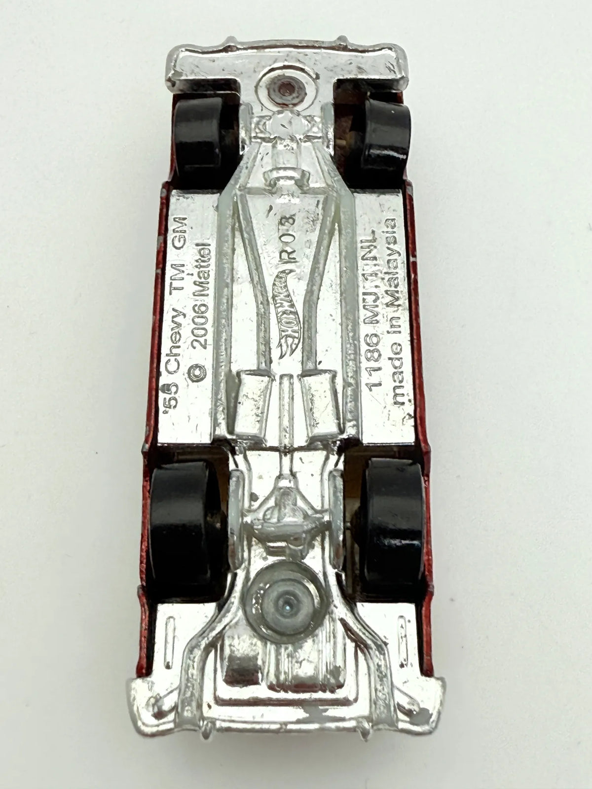 55 Chevy Hot Wheels Czerwony 1:64 – zdjęcie 8