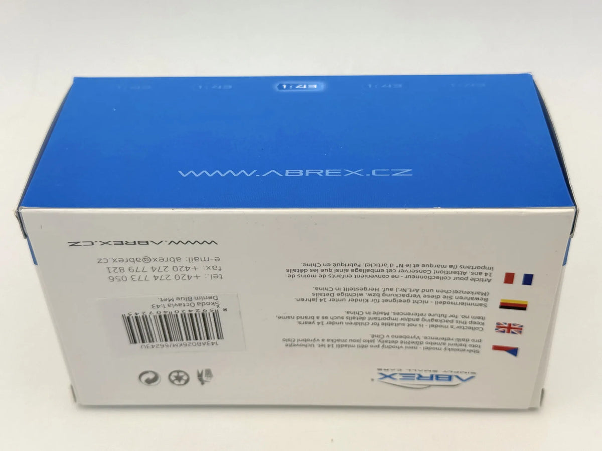 ŠKODA OCTAVIA MK3 Z 2012 R. Abrex Niebieski 1:43 – zdjęcie 8