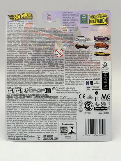 MAZDA 323 GTR Hot Wheels 2022 Biały 1:64 Hatchback – zdjęcie 8