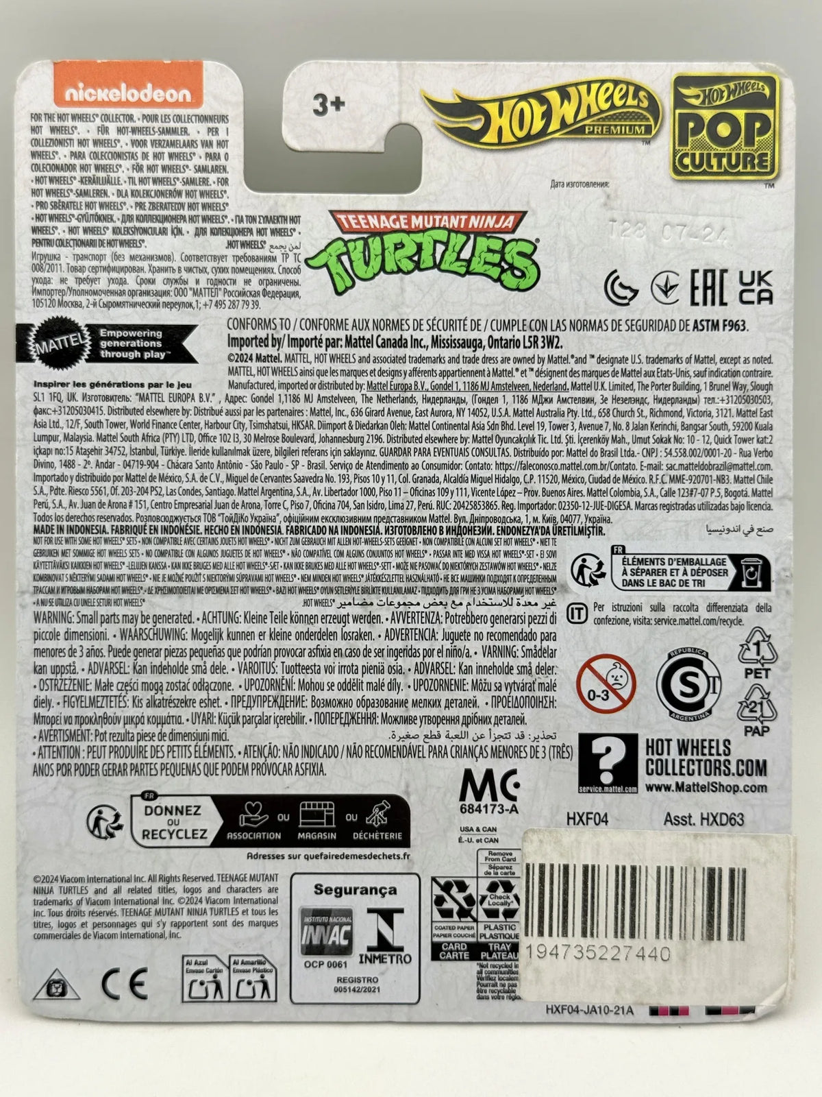 PARTY WAGON Hot Wheels 2024 Żółty 1:64 – zdjęcie 8