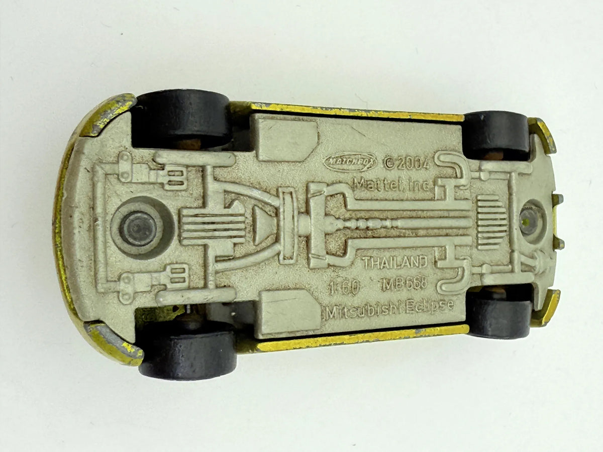 Mitsubishi Eclipse Matchbox Żółty 1:64 – zdjęcie 8