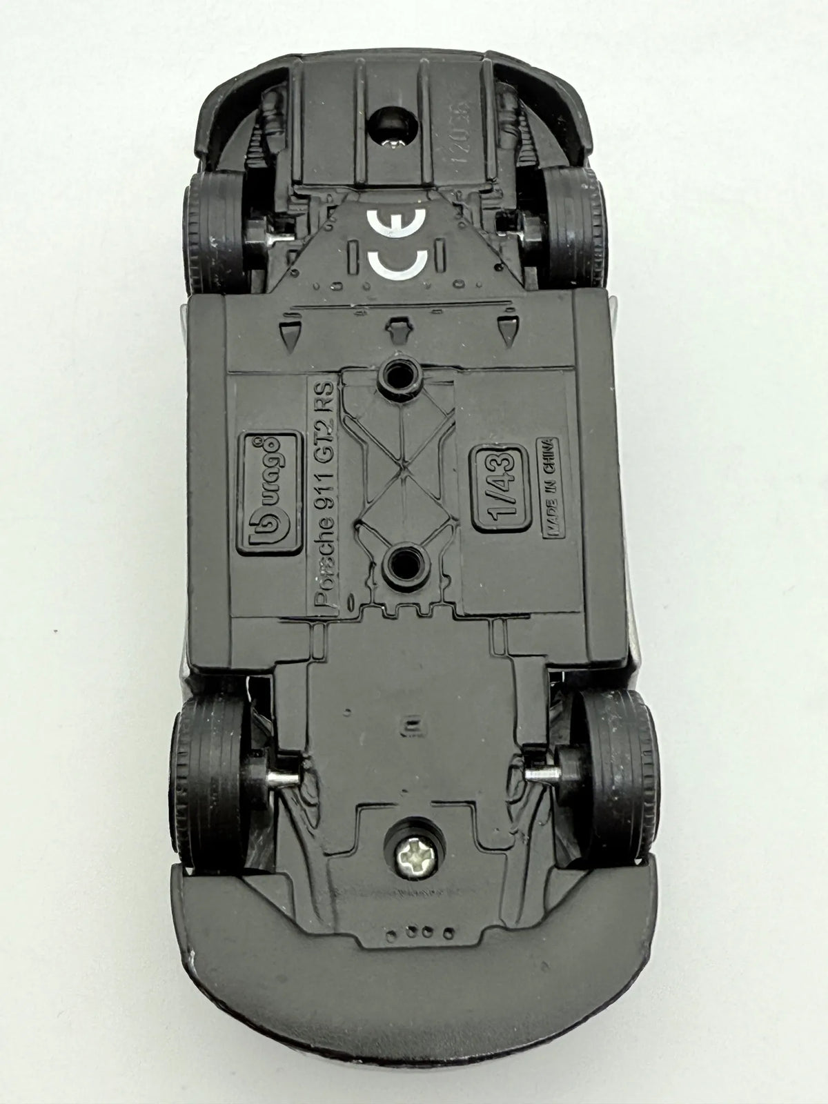 Porsche 911 Gt2 Rs Bburago Srebrny 1:43 – zdjęcie 8