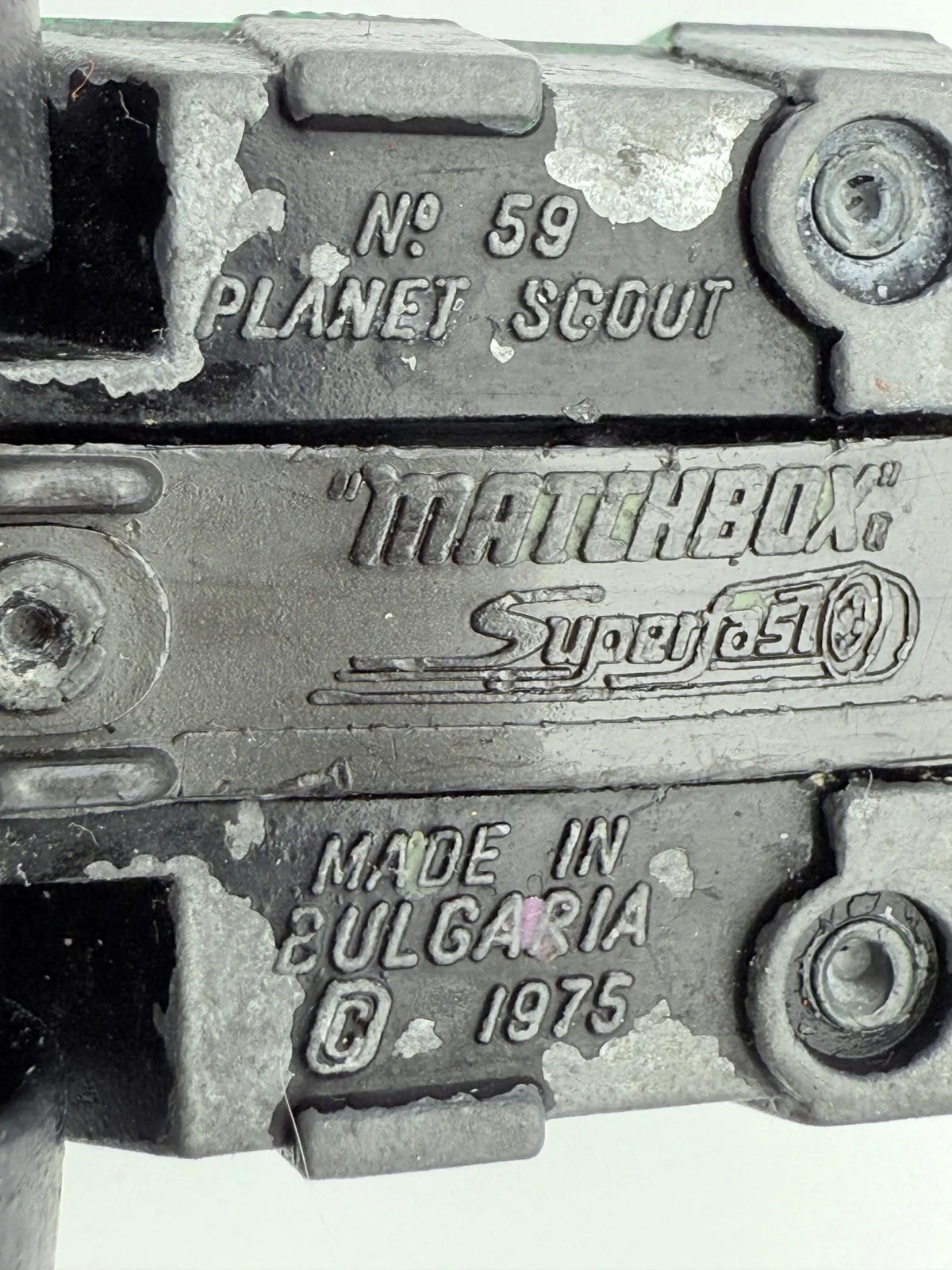 Planet Scout Matchbox 1975 Zielony 1:64 Made in Bułgaria – zdjęcie 8