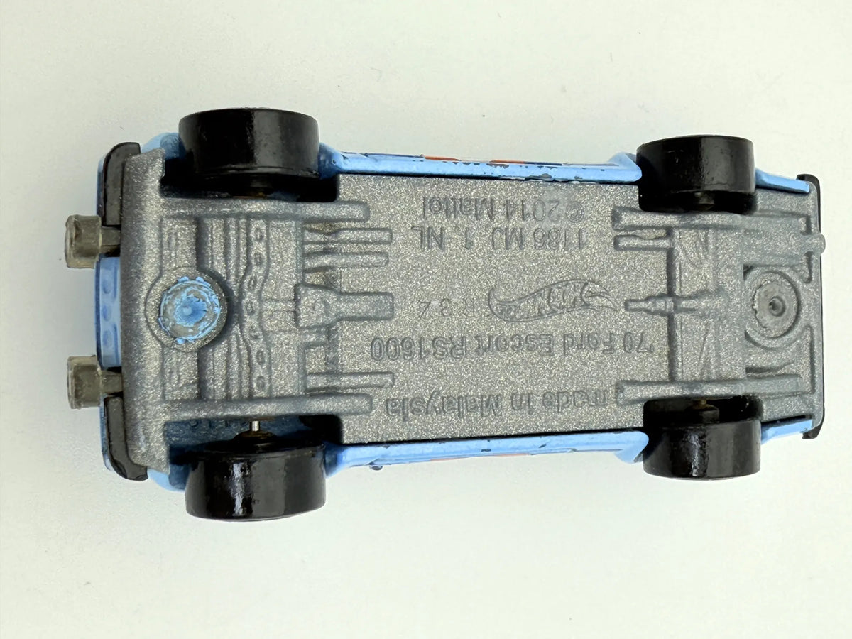 Ford Escort Rs1600 Hot Wheels Błękitny 1:64 – zdjęcie 8
