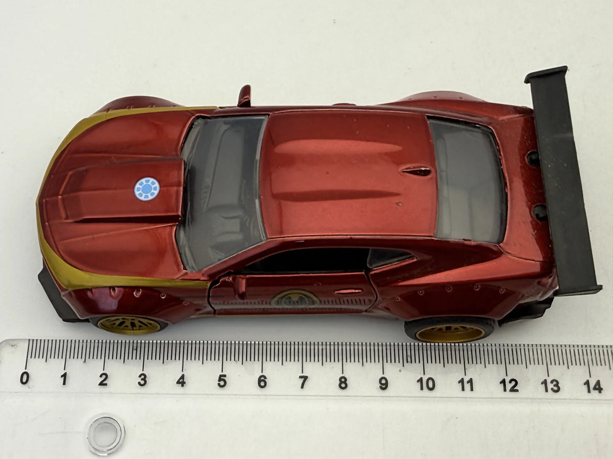 CHEVROLET CAMARO VI WIDEBODY 'IRON MAN', Jada Toys 2018, Czerwony, 1:34 – zdjęcie 8