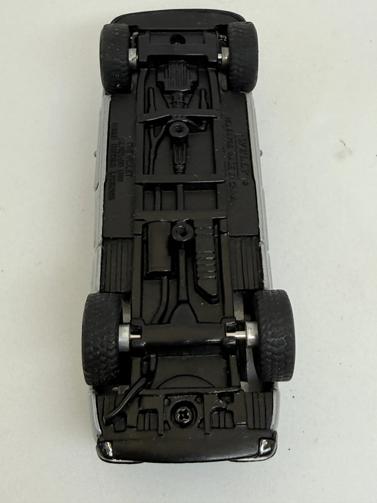 CHEVROLET SILVERADO 1999 PICKUP, Welly, NO.49759, Srebrny, 1:48, Resoraki – zdjęcie 8