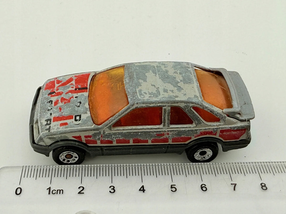 Ford Sierra Xr4I Matchbox Srebrny 1:64 Made in Macau – zdjęcie 8