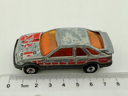 Ford Sierra Xr4I Matchbox Srebrny 1:64 Made in Macau – zdjęcie 8