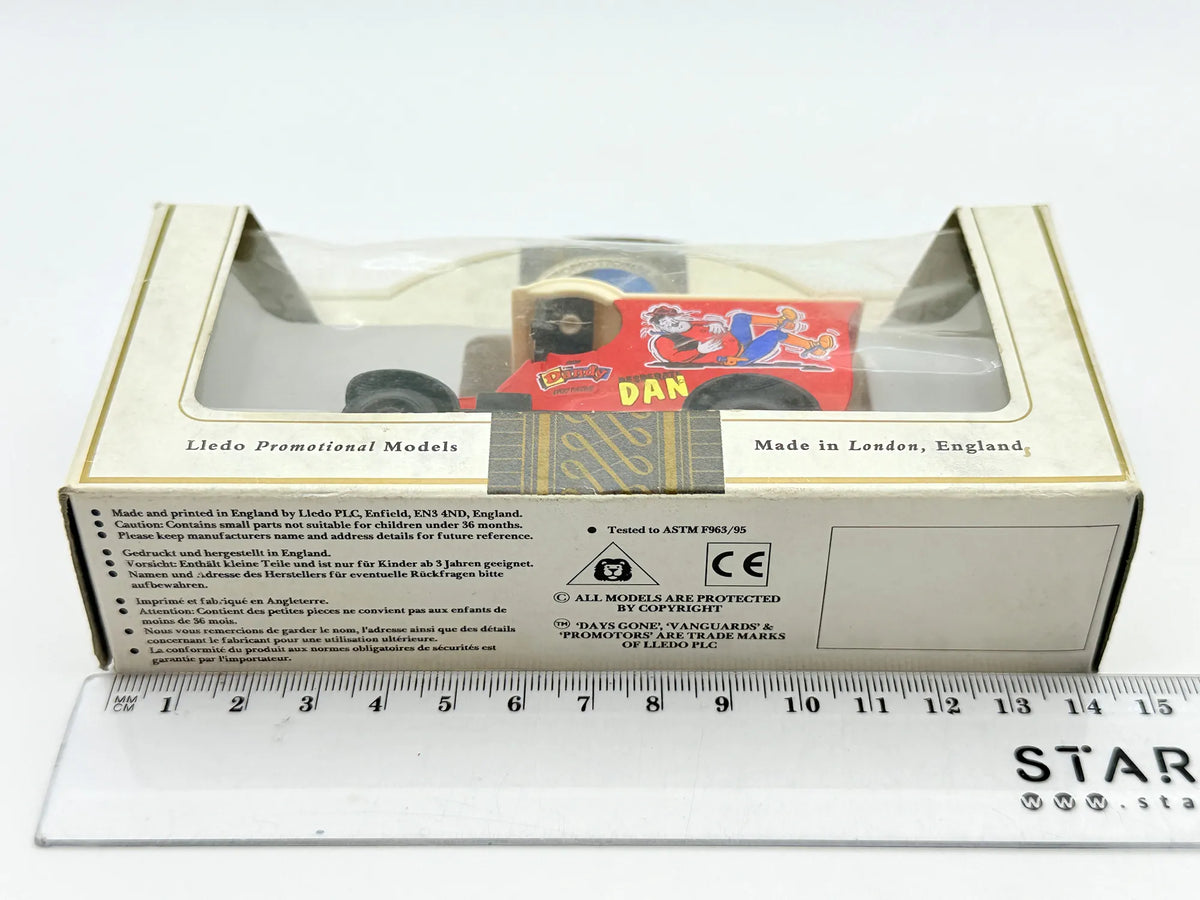 Dan Promotional Model Lledo Czerwony 1:43 Made in England – zdjęcie 8