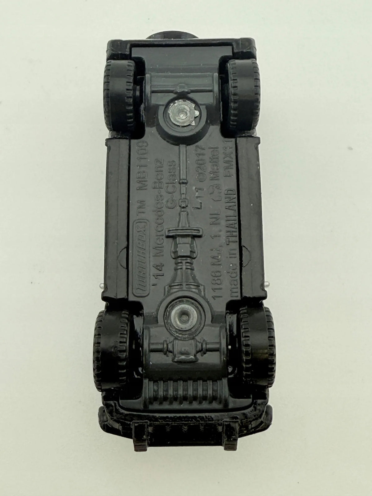 Mercedes-Benz G-Class Matchbox 2017 Srebrny 1:64 – zdjęcie 8